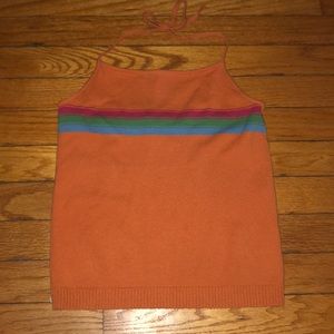 ORANGERETRO TUBE TOP